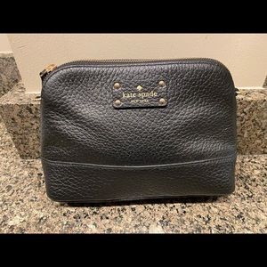 Kate Spade Black Leather Small Bag. Missing crossbody strap.